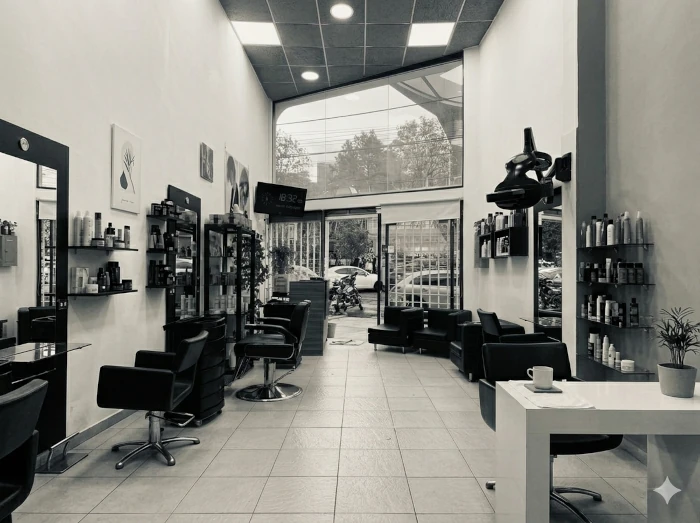 Stylist working